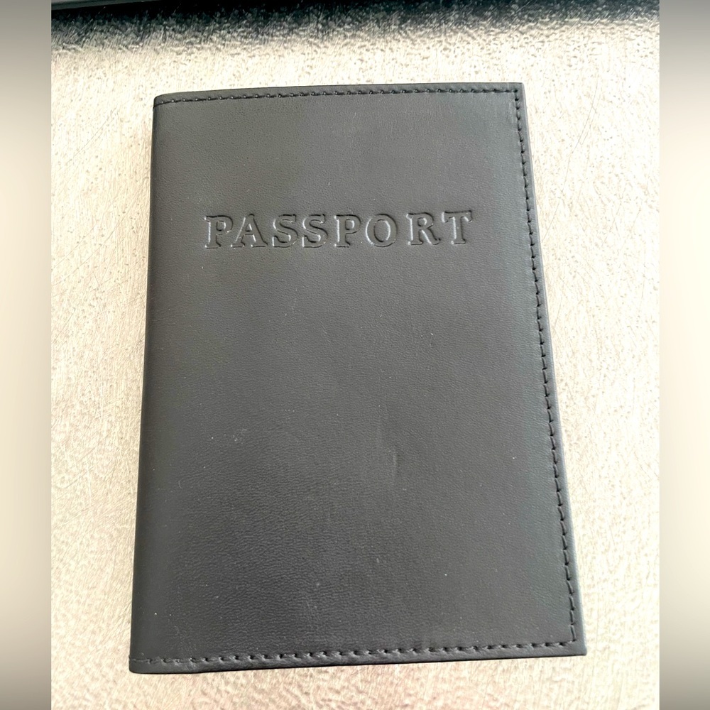 Beans New Abas Genuine Leather Passport Holder with Card Holding Capabilities
